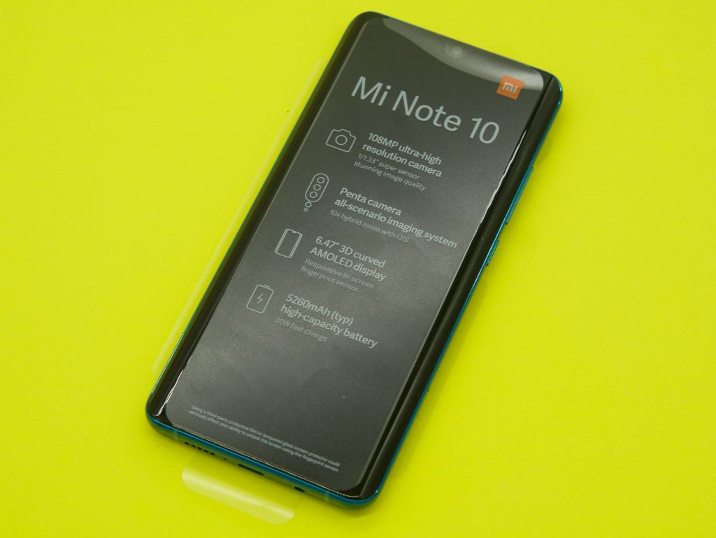 Xiaomi MI Note 10 green